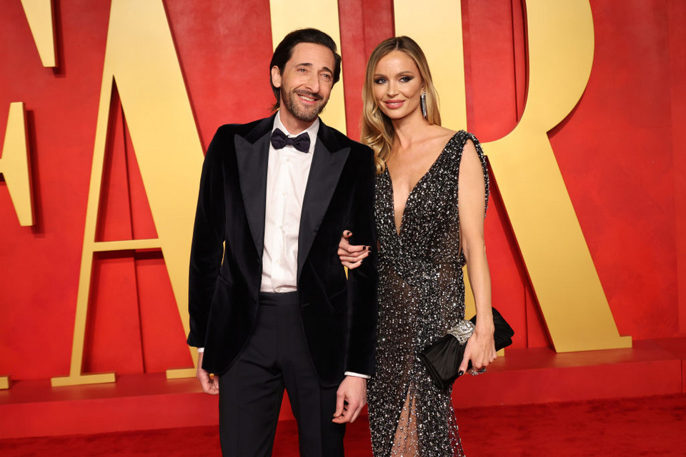 Adrien Brody i Georgina Chapman, była żona Harveya Weinsteina