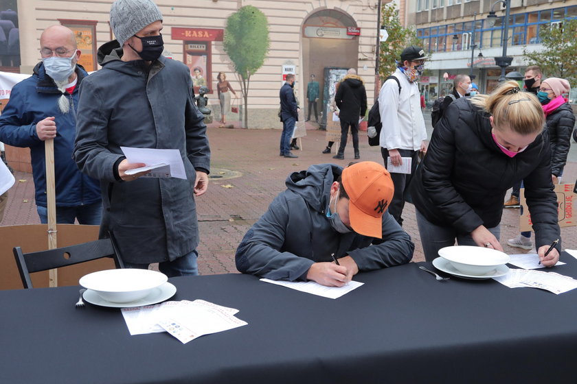 Protest branży gastronomicznej