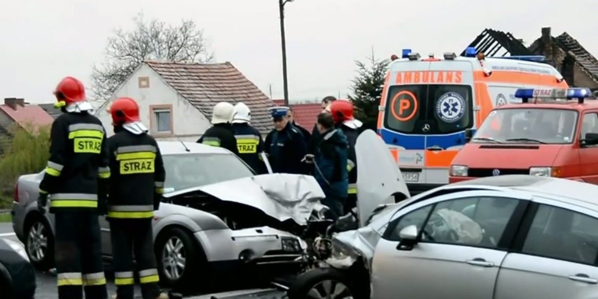 Wypadek pijanego prokuratora w Mieszkowie