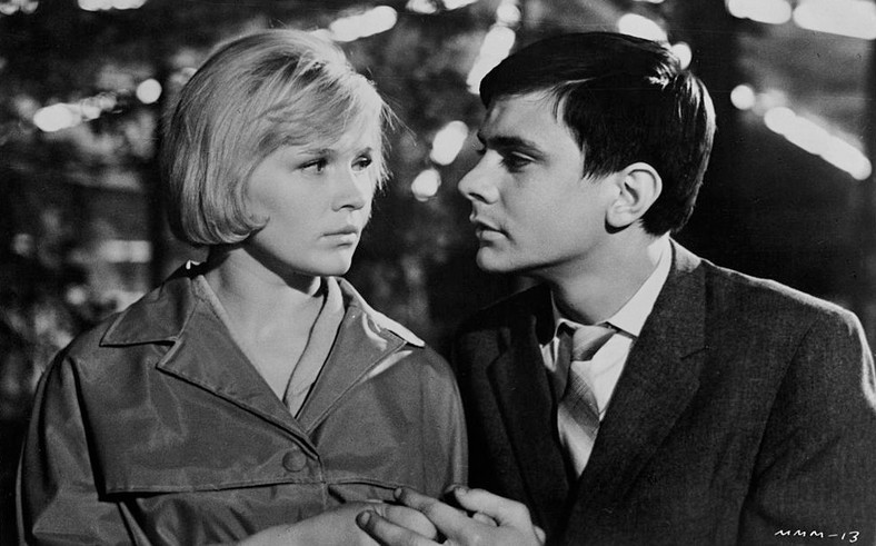 Nikita Michałkow i Galina Polskich w filmie "Chodząc po Moskwie", 1964 r.