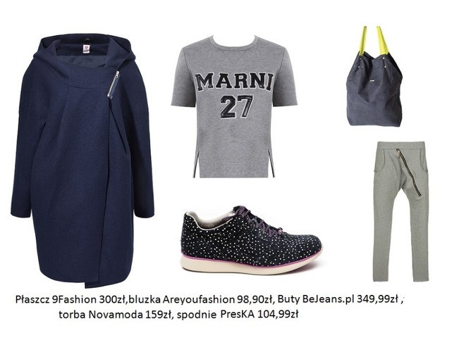 Jesienne STYLIZACJE z płaszczem oversize