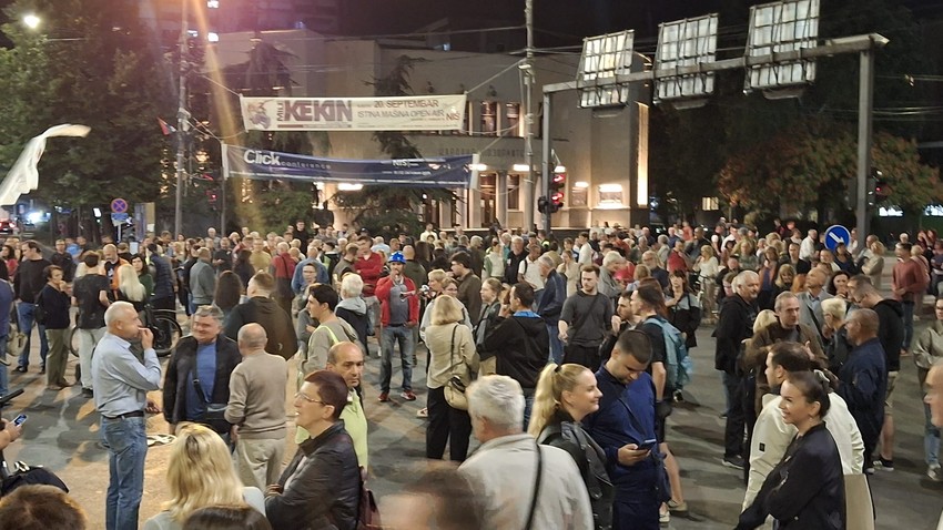Niš protest