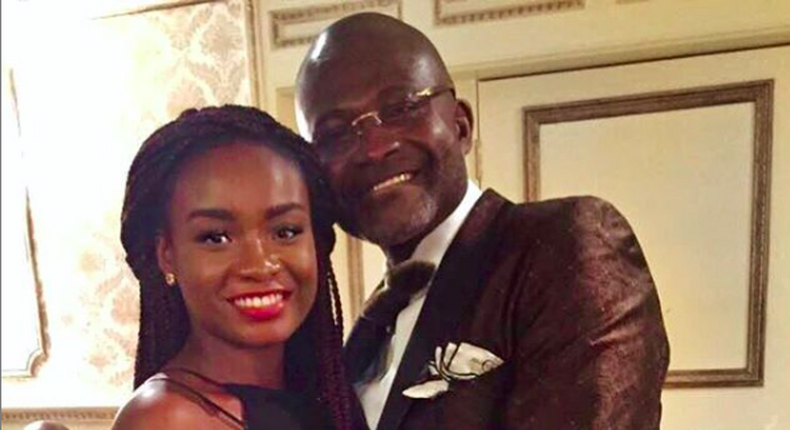 Kennedy Agyapong and daughter Anell