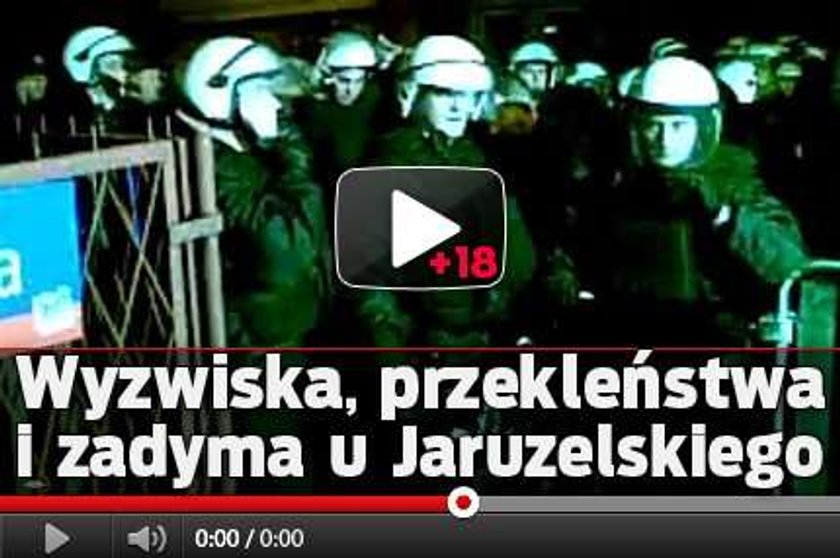 Wyzwiska, przekleństwa i zadyma u Jaruzelskiego. Film od 18 lat