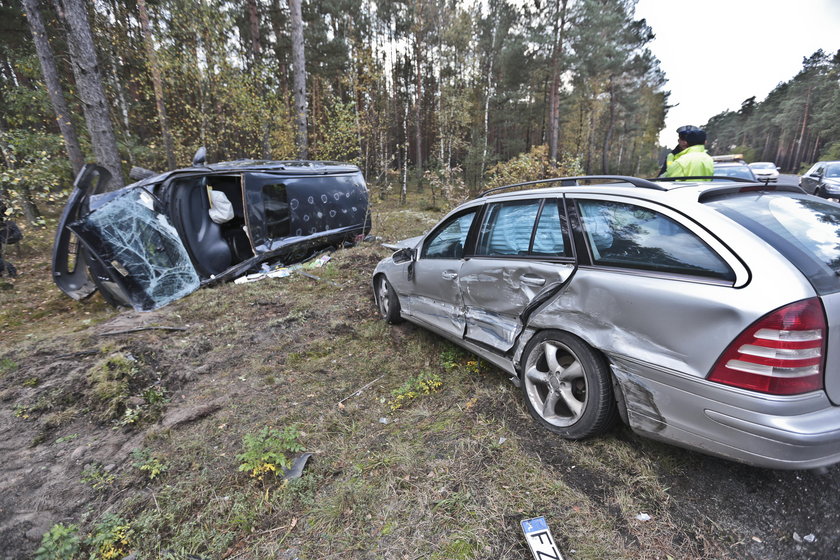 Wypadek na "trasie śmierci"