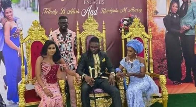 Ghanaian man married two women on the same day at the same ceremony