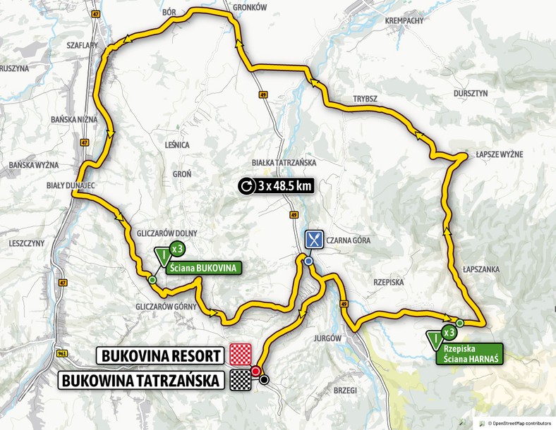 Trasa 4. etapu Tour de Pologne 2020 | Kolarstwo - Sport