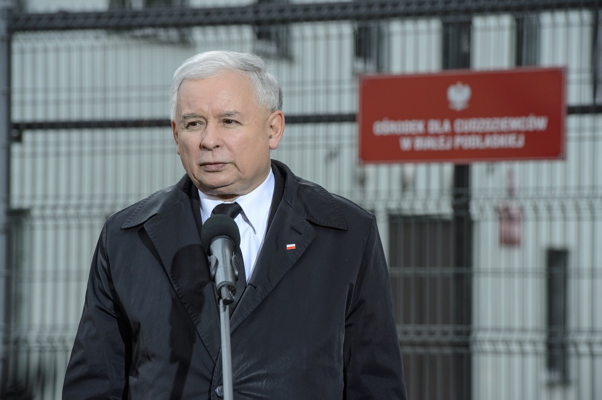 Prezes PiS Jarosław Kaczyński