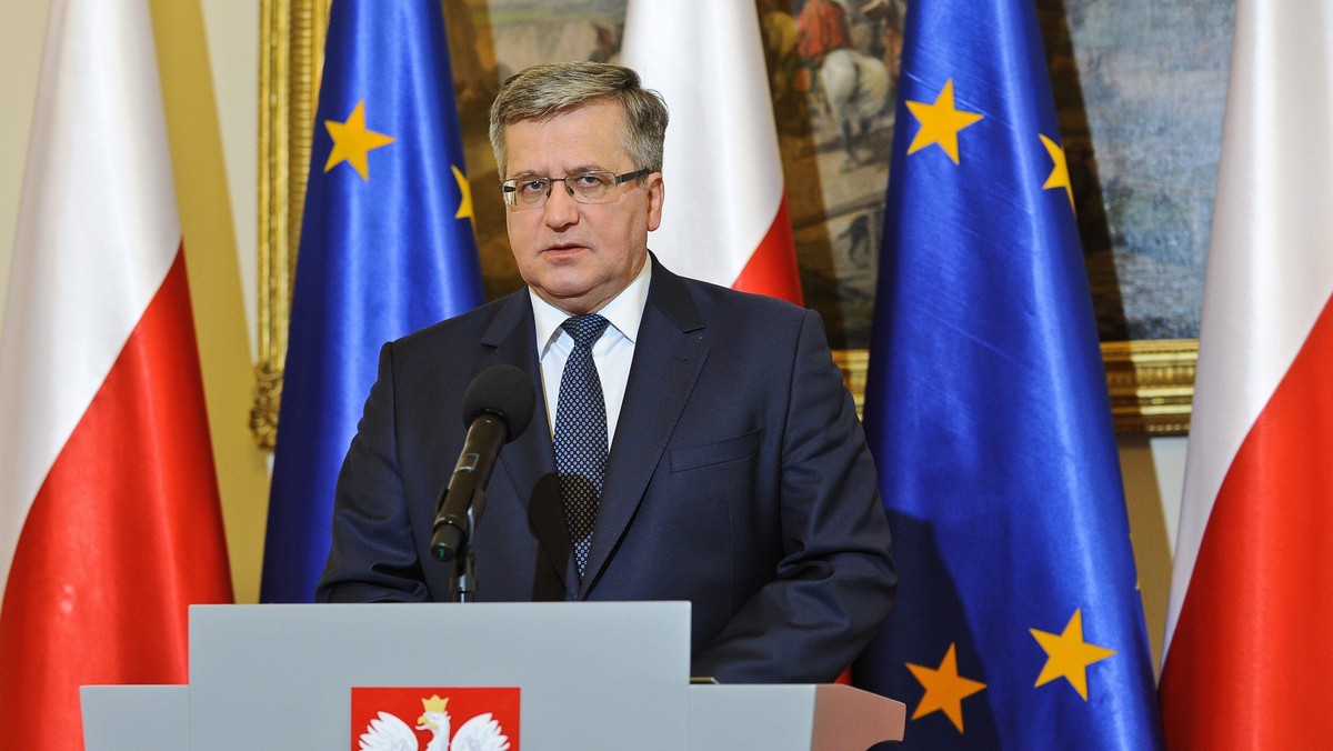 Prezydent Bronisław Komorowski