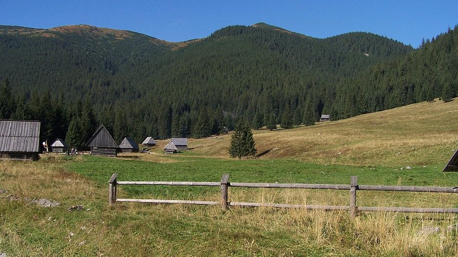 Grześ, widok z Doliny Chochołowskiej