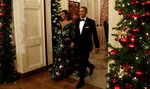Michelle Obama jak... choinka. Wpadka stylistki? 