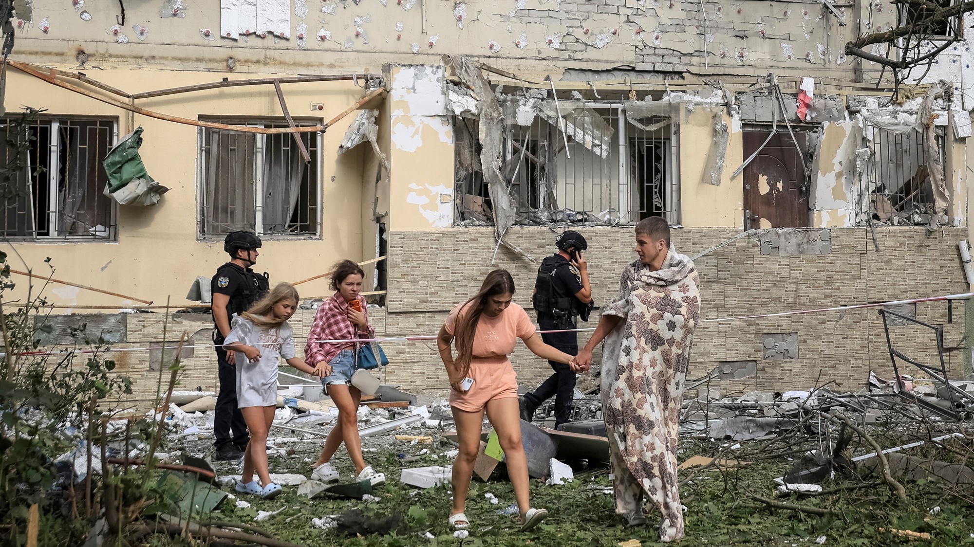 Po ruskom útoku dronov na Ukrajine, 13. septembra 2026