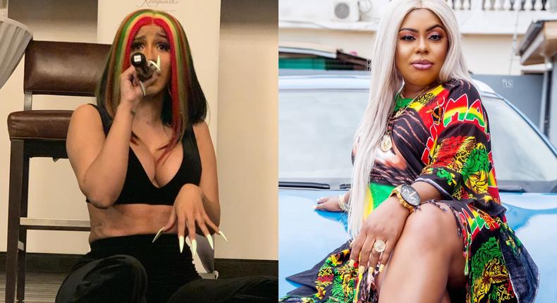 Cardi B and Afia Schwarzenegger