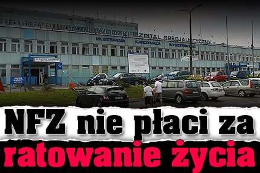 NFZ nie płaci za ratowanie życia