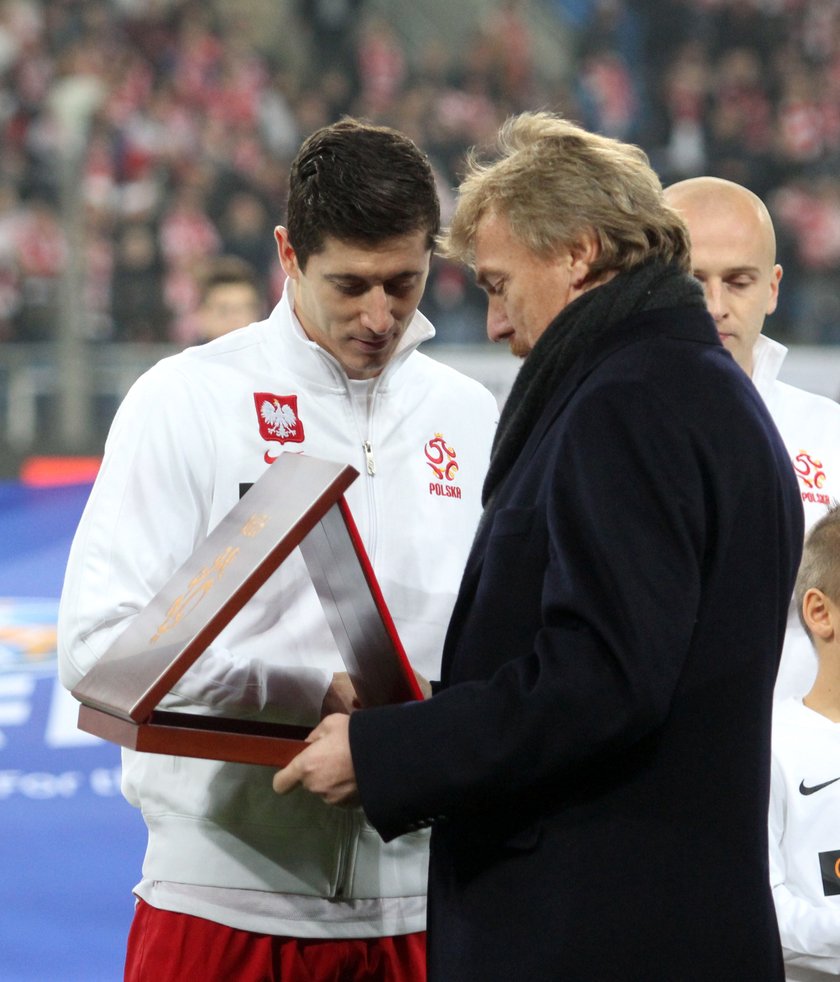 Robert Lewandowski i Zbigniew Boniek