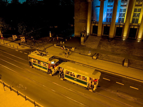 W pierwszą sobotę sierpnia odbyły się pierwsze w tym sezonie nocne kursy linii turystycznych MPK Poznań fot. Codzienny Poznań / D. Geldner