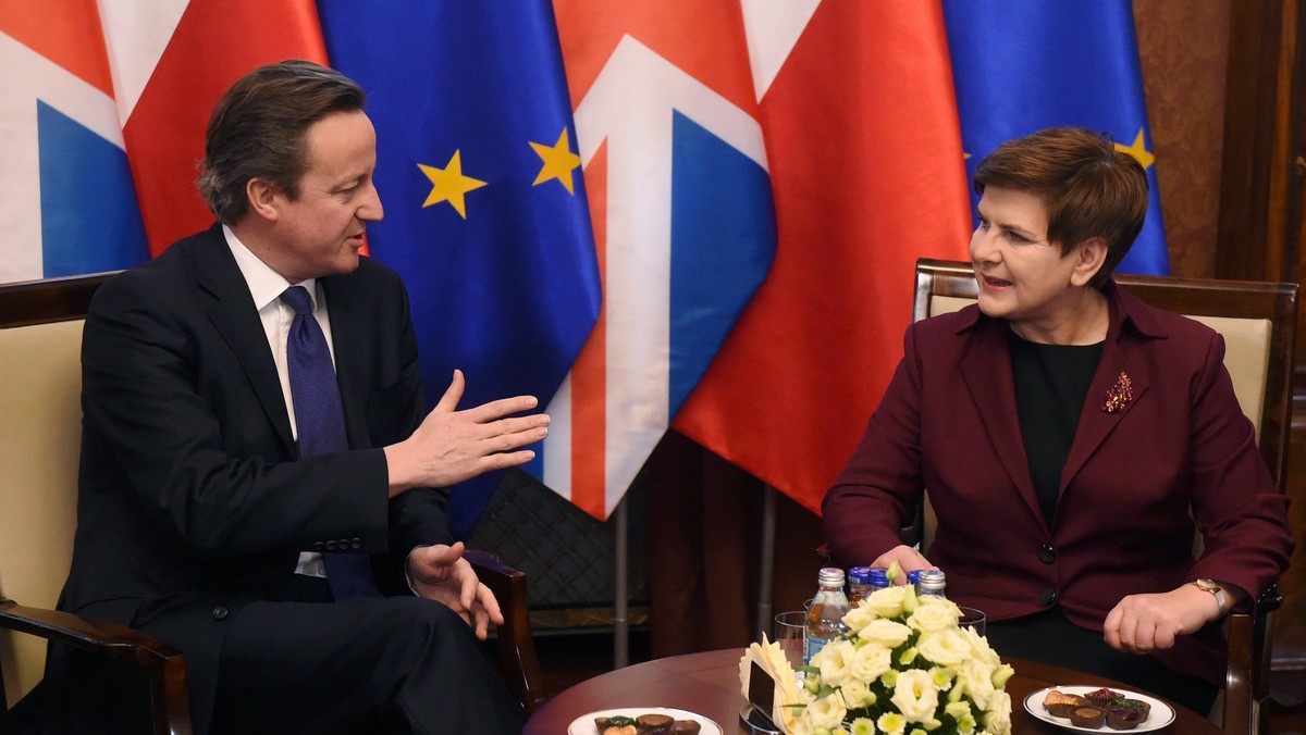 David Cameron, Beata Szydło