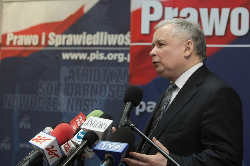 WARSZAWA JAROSŁAW KACZYŃSKI SPOTKANIE Z WYBORCAMI