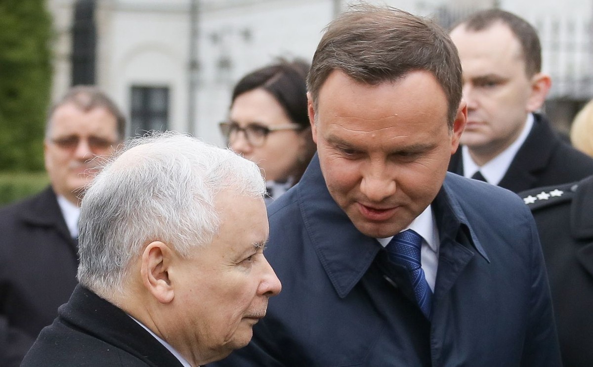 Jarosław Kaczyński i Andrzej Duda