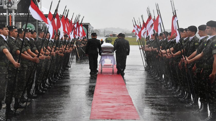 Ostatnie pożegnanie piłkarzy i działaczy Chapecoense