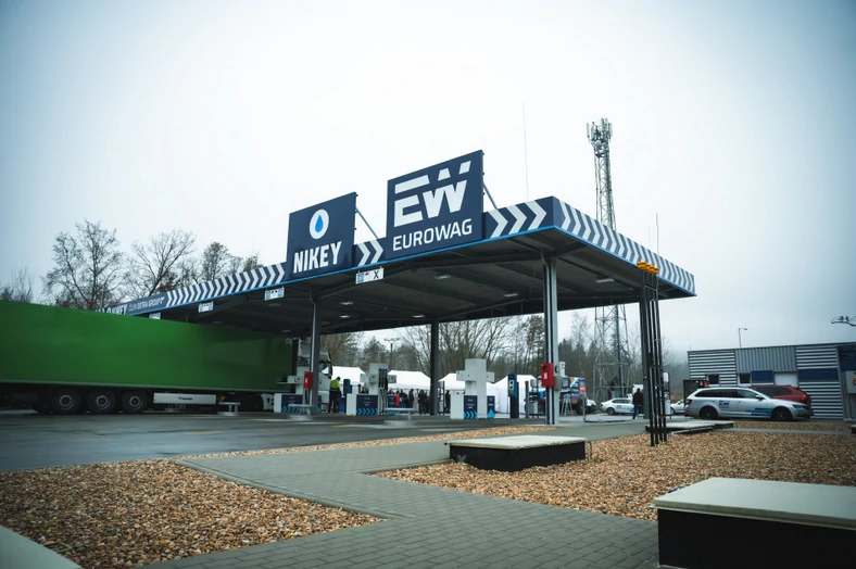 Stacja paliw Eurowag oferująca HVO100 w Czechach
