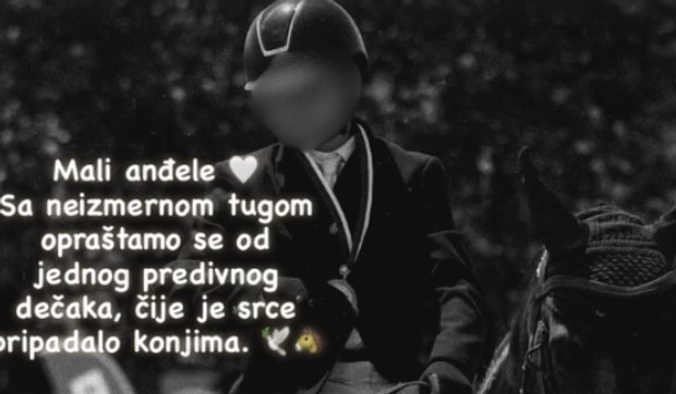 Dečak koji je poginuo na hipodromu u Kovilovu