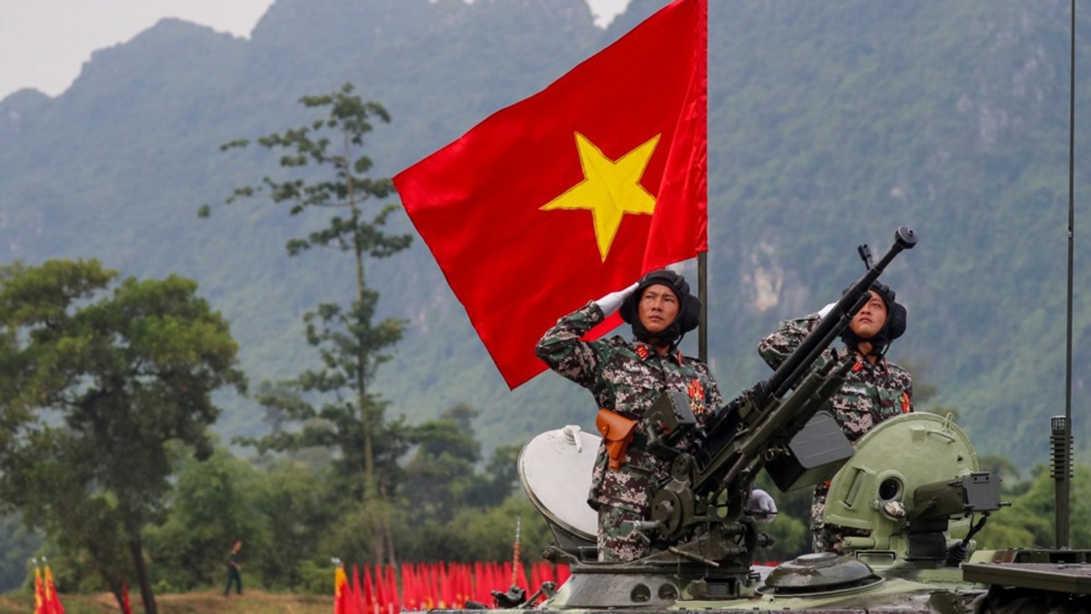 Vijetnamska vojska uoči parade u Hanoju 13. avgusta 2025.