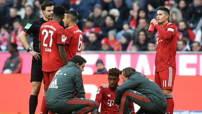 Kingsley Coman is one of Bayern's injured absentees