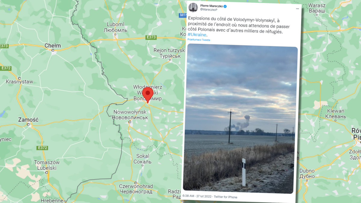 Inwazja Rosji na Ukrainę. Atak rakietowy 15 km od granicy z Polską