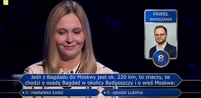 "Milionerzy": Dominika wykorzystała trzy koła ratunkowe, aby dowiedzieć się, gdzie leży Bydgoszcz!