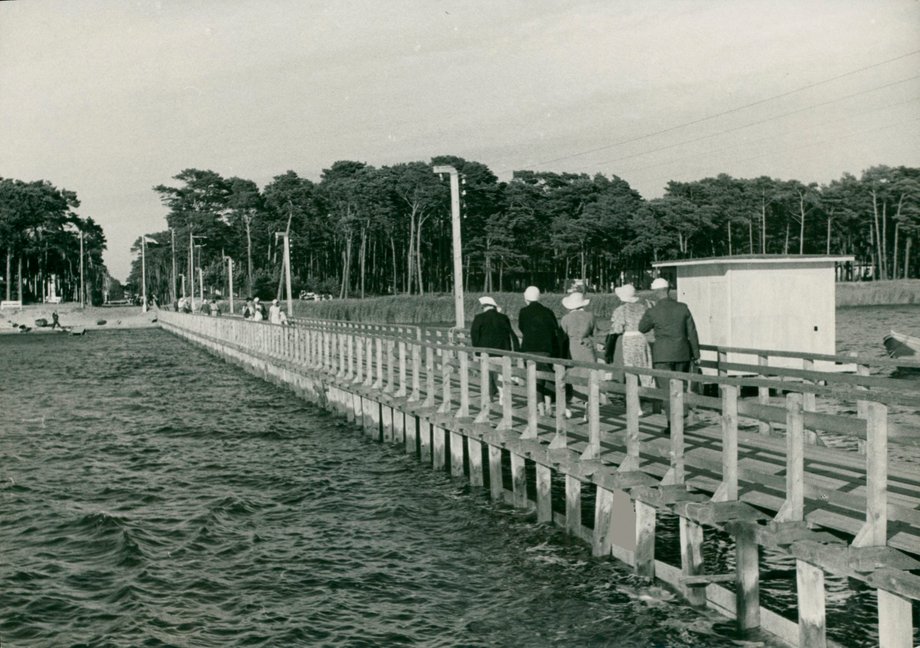 Przystań pasażerska w Juracie, 1933 r. 