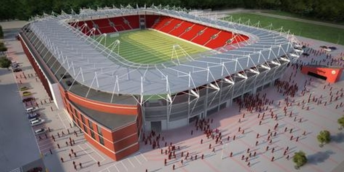 Jest projekt nowego stadionu Widzewa - Widzew Łódź