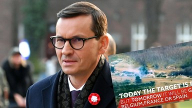 Mateusz Morawiecki opublikował spot: dziś celem jest Polska, ale jutro to będą Niemcy, Belgia, Francja czy Hiszpania