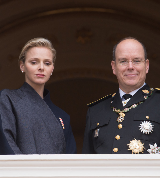 Księżna Charlene i książę Albert z Monako