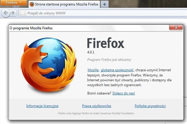 Mozilla | Mozilla udostępnia Firefoksa 4.0.1, 3.6.17 i Thunderbirda 3.1.10