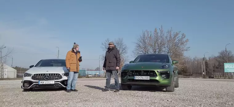 Auta bez ściemy - Mercedes CLA 45 AMG S kontra Porsche Macan Turbo