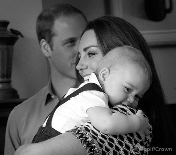 Książę George podczas wizyty w Australii