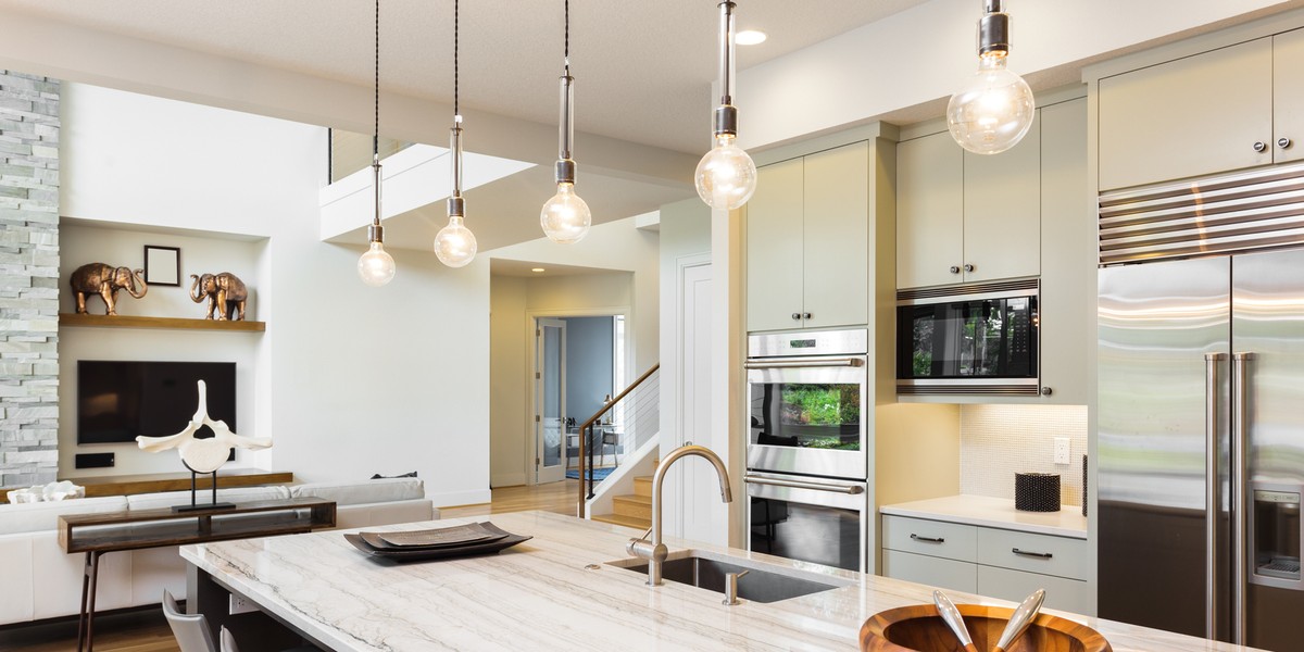 Beautiful Kitchen in Luxury Home