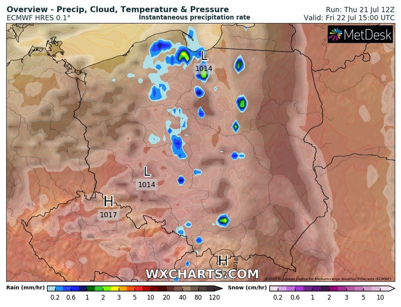 Burze w piątek się pojawią, ale jedynie lokalnie