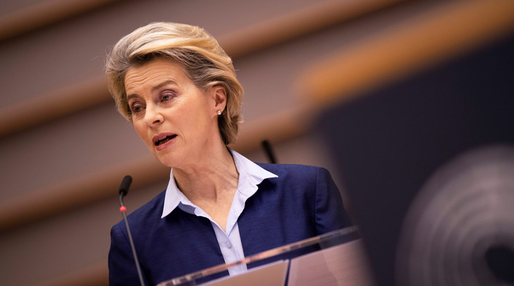 Ursula von der Leyen, az Európai Bizottság elnöke / Fotó: MTI EPA