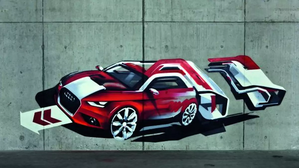 Audi A1 - szkic grafitti