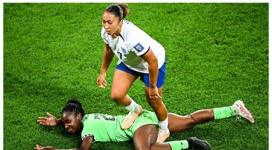 Lauren James: Nigerians, fans troll Chelsea star for 'dumb' stamp on Super Falcons' Alozie