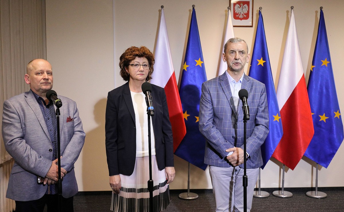 Sławomir Broniarz, Sławomir Wittkowicz, Dorota Gardias