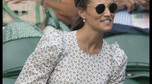 Ciężarna Pippa Middleton z mężem na Wimbledonie