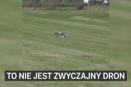 Ten dron przechwytuje nielegalne drony