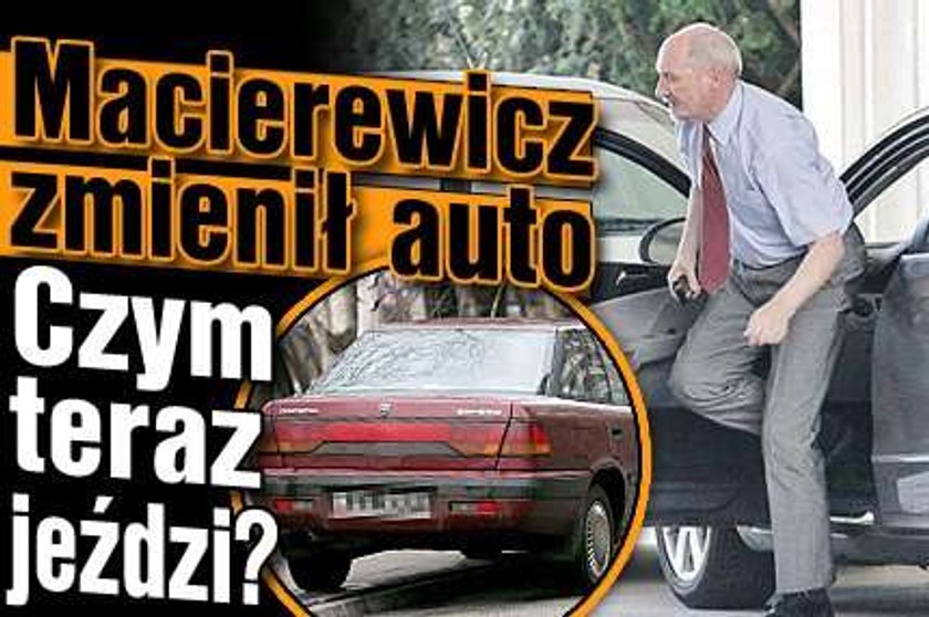 Macierewicz zmienił auto. Czym teraz jeździ?