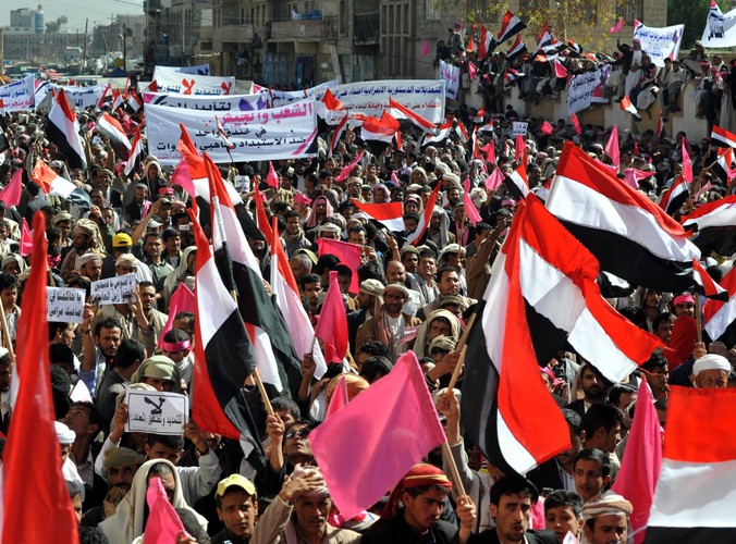 Protest w Jemenie
