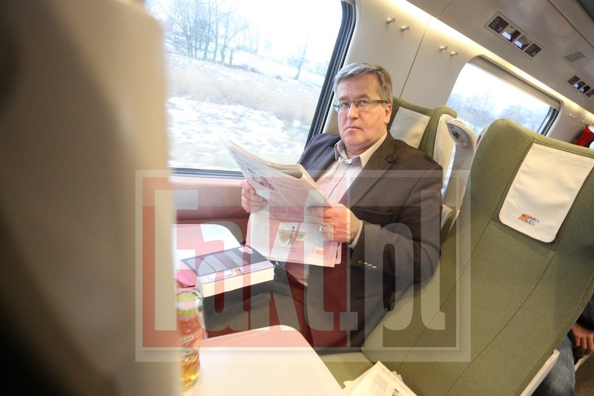 Prezydent pojechał Pendolino