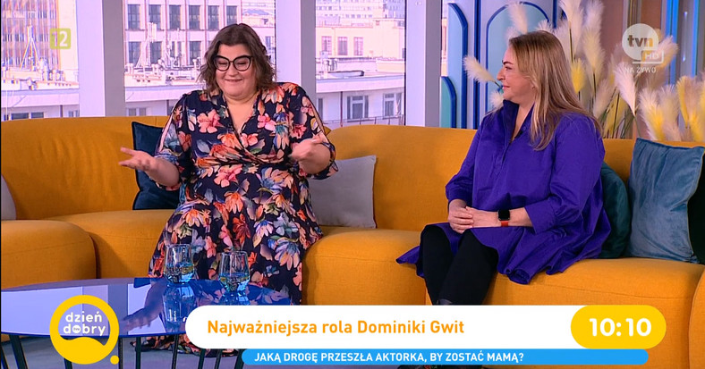 Kadr z programu "Dzień dobry TVN"