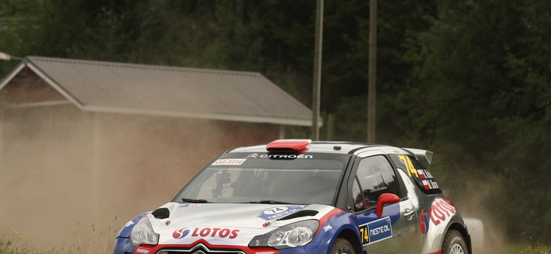 Kubica pierwszy w WRC2 po pięciu odcinkach specjalnych